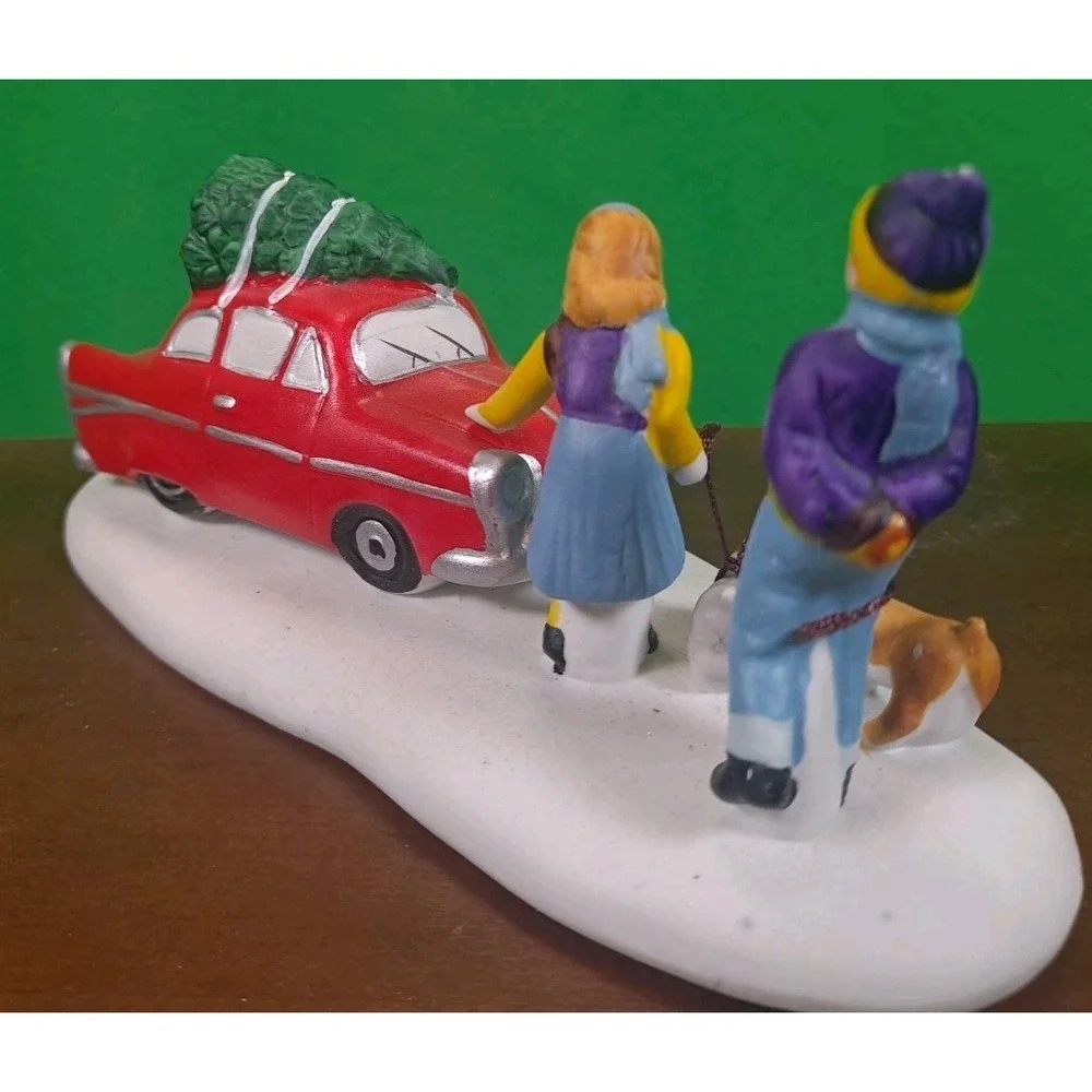 1998 Lemax Village Collection‎ Dickens Village Porcelain Table Piece Cool Wheels